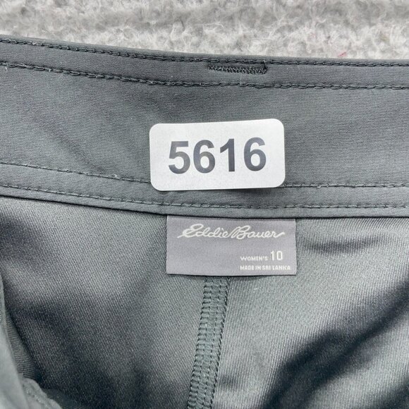 Eddie Bauer Womens Skort Skirt Size 10 Gray Pockets Athletic Travel Pickle Ball - Picture 10 of 13